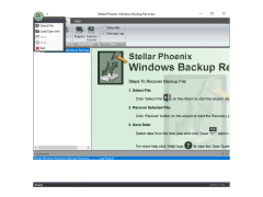 Stellar Phoenix Windows Backup Recovery - functions