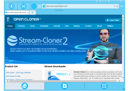 Stream-Cloner - main-page