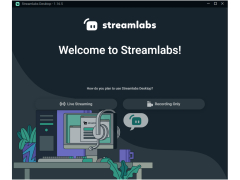 Streamlabs - welcome-screen