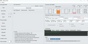 Strong Passwords Need Entropy (S.P.N.E.) - Screenshot 1
