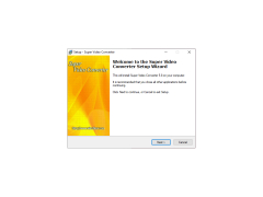 Super Video Converter - welcome-screen-setup