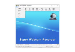 Super Webcam Recorder - file-menu