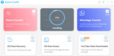 SynciOS Data Transfer screenshot 1