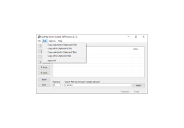 SysPrep Driver Scanner - edit-menu