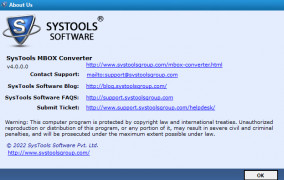 SysTools MBOX to Outlook Converter screenshot 3