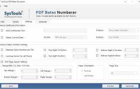 SysTools PDF Bates Numberer - Screenshot 4