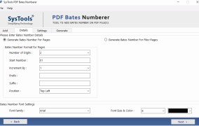 SysTools PDF Bates Numberer - Screenshot 3