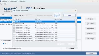 SysTools PDF Unlocker - Screenshot 3