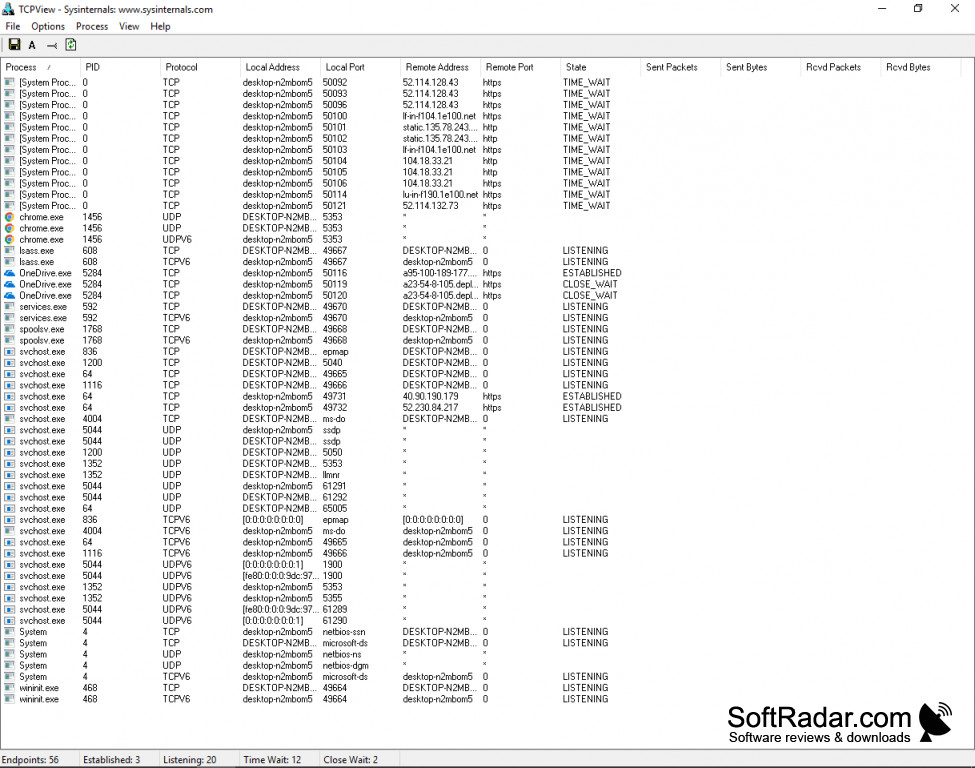 tcpview command line