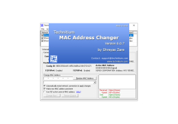 Technitium MAC Address Changer - about-application