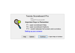 Tennis Scoreboard Pro - about-application