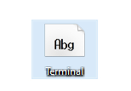 Terminal Font - main-file