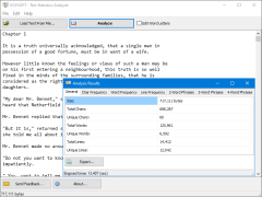 Text Statistics Analyzer screenshot 1