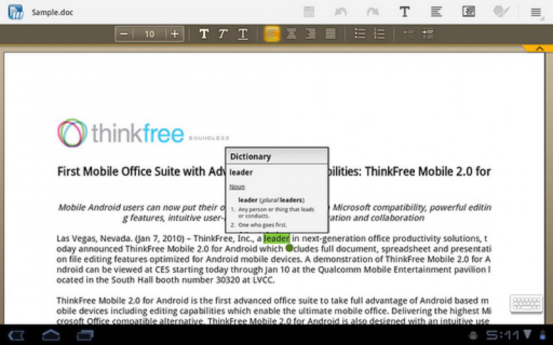 thinkfree office mobile pro apk download