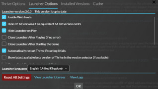 Thrive Launcher screenshot 2
