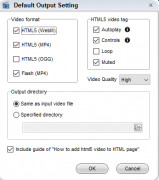 ThunderSoft Video to HTML5 Converter screenshot 2