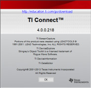 TI Connect screenshot 2