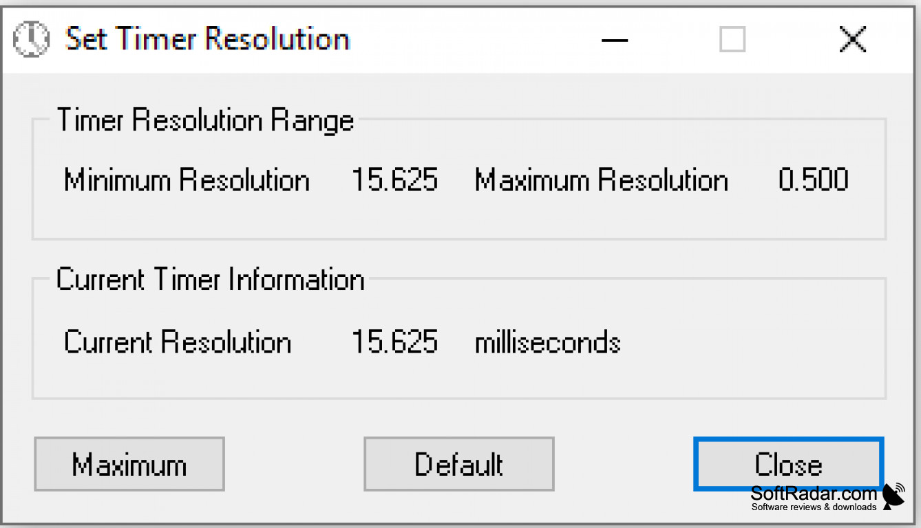 timer resolution free download