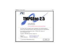 TMPGEnc - about-application