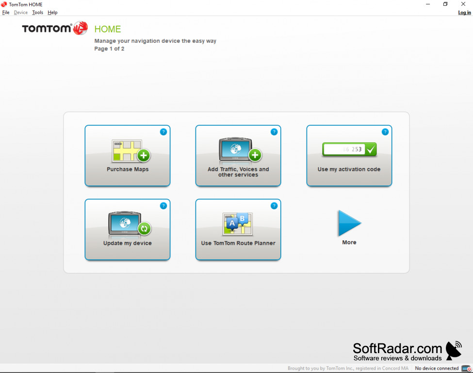tomtom home 2 download free