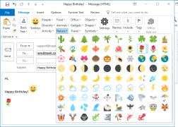 Topalt Emoticons for Outlook screenshot 1