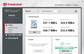 Transcend SSD Scope - Screenshot 2