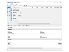 Transmission Remote GUI - view-menu