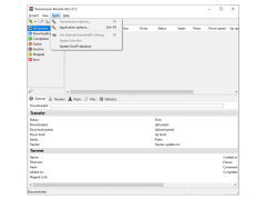 Transmission Remote GUI - tools-menu