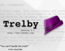 Trelby screenshot 2