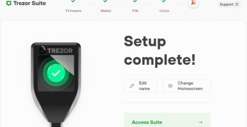 Trezor Suite - Screenshot 1