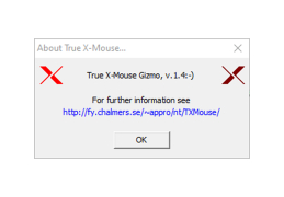 True X-Mouse Gizmo - about-application