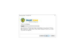 Trust.Zone VPN - main-screen