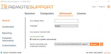 TSplus Remote Support screenshot 1