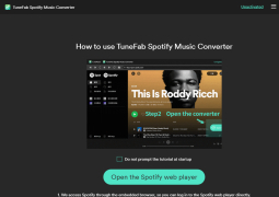 TuneFab Spotify Music Converter - main-screen