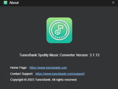 TunesBank Spotify Music Converter screenshot 1