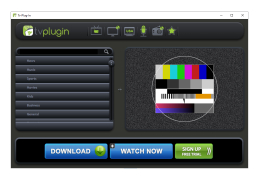 TV-Plug-In - main-screen