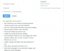 Tweetz Desktop screenshot 2