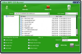 Ultra MP3 to CD Burner screenshot 1