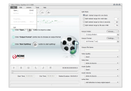 Ultra Video Splitter - file-menu