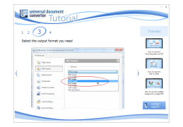 Universal Document Converter - output-format