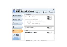 USB Security Suite - settings-in-application