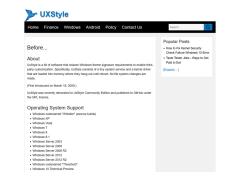 UxStyle - about