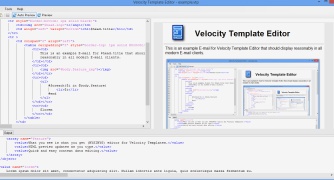 Velocity Template Editor - Screenshot 1