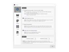 VidCutter - settings