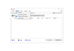 Viddly YouTube Downloader - settings-in-application