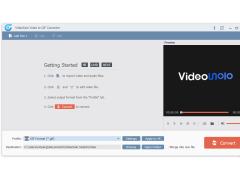 VideoSolo Free Video to GIF Converter - main-screen