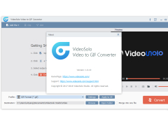 VideoSolo Free Video to GIF Converter - about-program