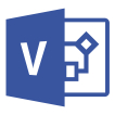 Visio Professional 2013 logo