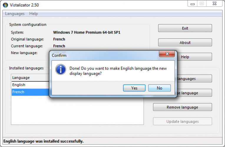 Vistalizator Windows 7 Error Stuffing Systemkonfiguration