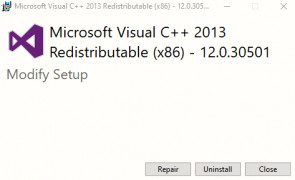 Visual C++ Redistributable Packages for Visual Studio 2013 screenshot 3